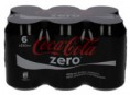 COCA COLA - ZERO ΚΟΥΤΙ 6 X 330 ML
